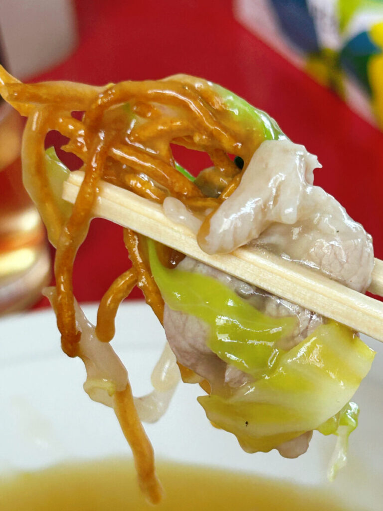 萬来軒 千石店 揚げ焼きそば大盛