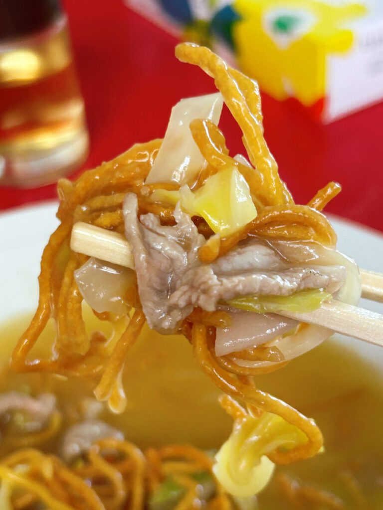 萬来軒 千石店 揚げ焼きそば大盛