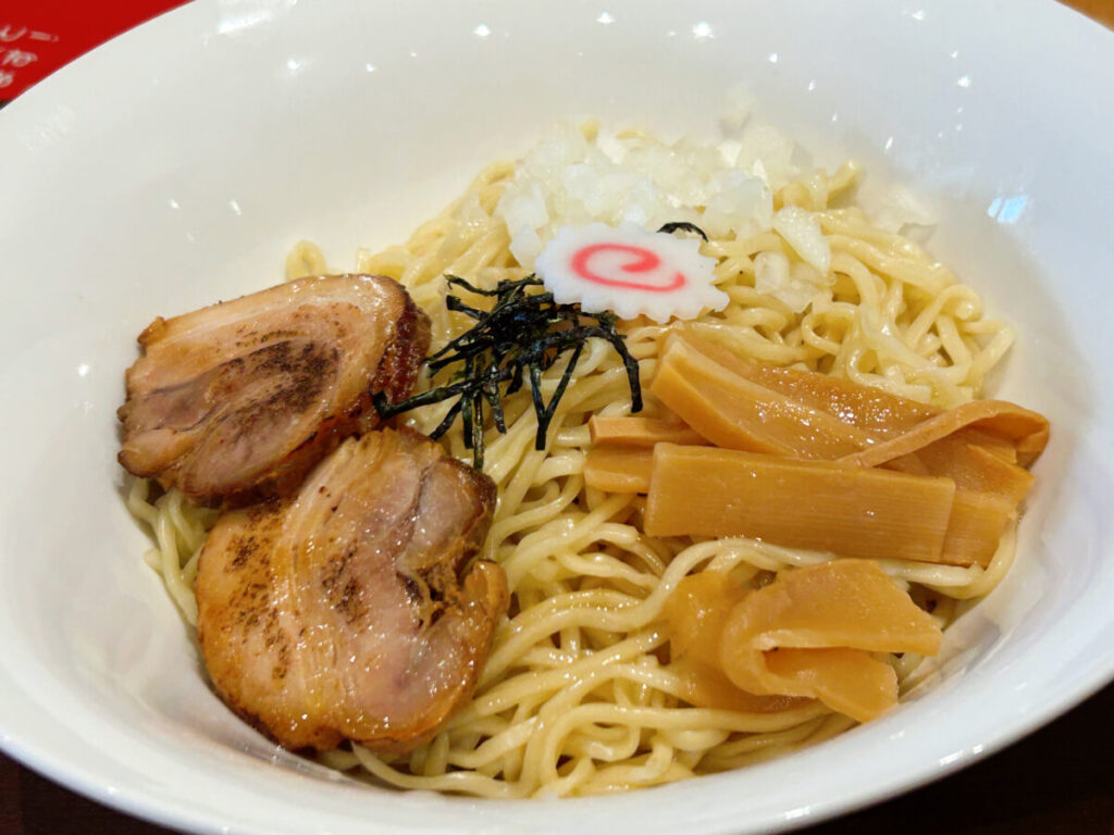 GB cafe SHARE BASE Aizu シェアベースあいづ 神明通り商店街 油そば 大盛