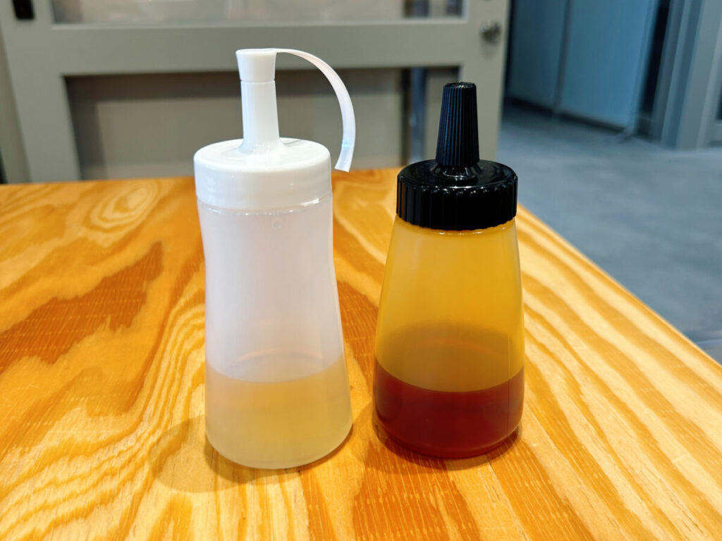 GB cafe SHARE BASE Aizu シェアベースあいづ 神明通り商店街 油そば 大盛 味変 ラー油 お酢