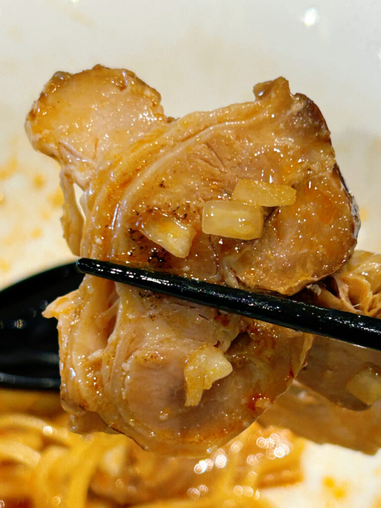 GB cafe SHARE BASE Aizu シェアベースあいづ 神明通り商店街 油そば 大盛 味変 ラー油 お酢 チャーシュー