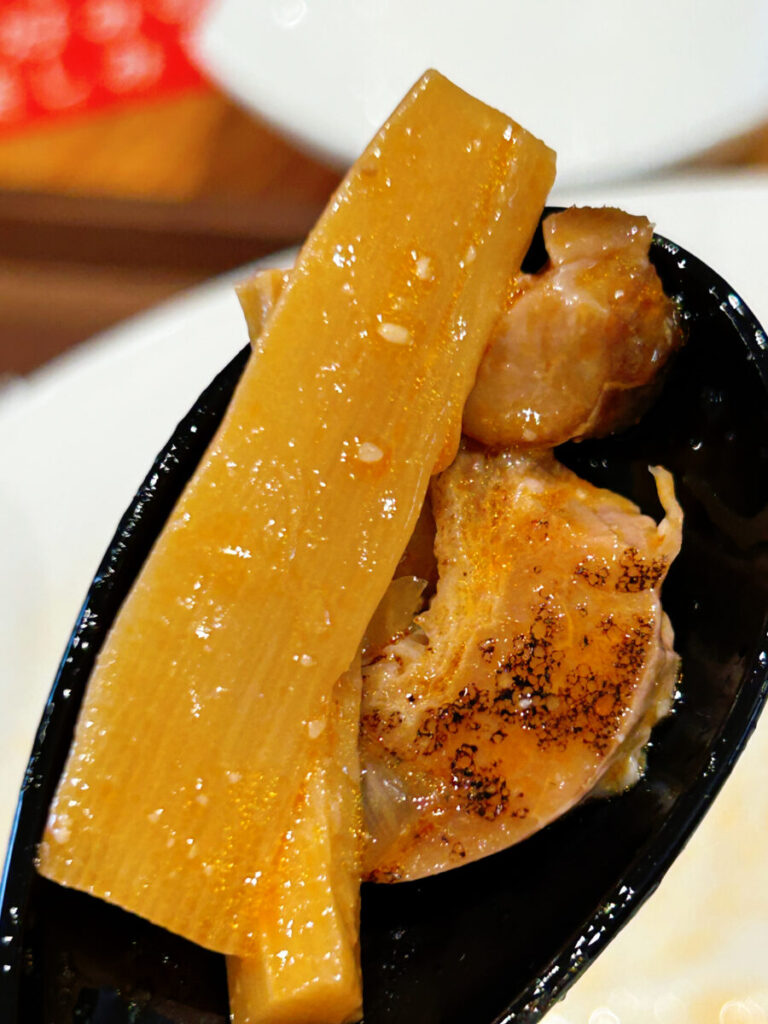 GB cafe SHARE BASE Aizu シェアベースあいづ 神明通り商店街 油そば 大盛 味変 ラー油 お酢