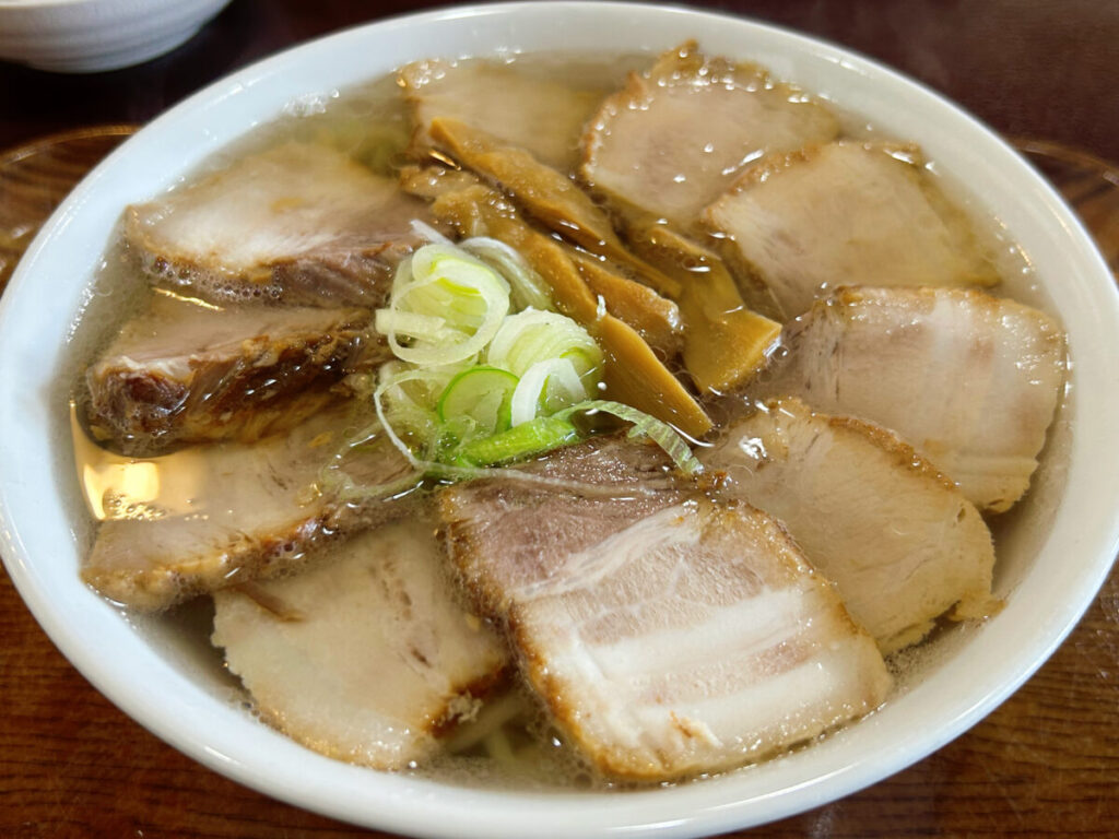 奥裏磐梯 らぁめんや 会津山塩チャーシューメン大盛 