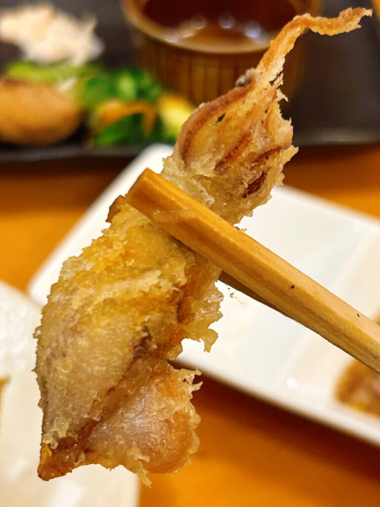 お酒とお肴 鍛冶屋 新物 湾内ほたるいか天ぷら