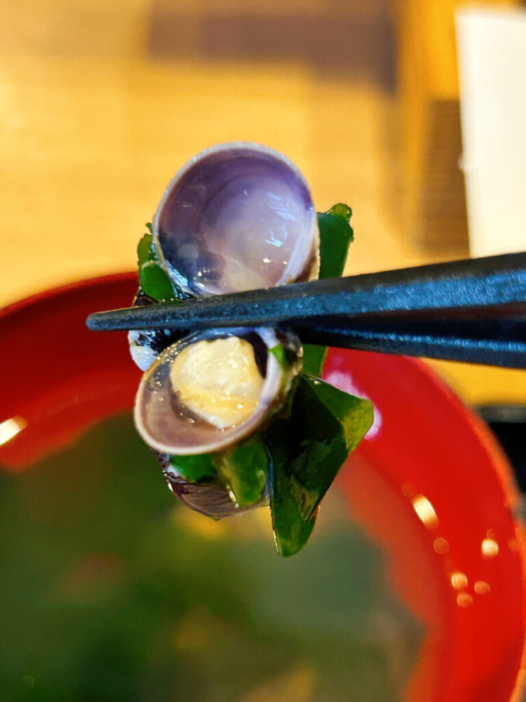 わいわい丸 レバニラ炒め定食 しじみ汁