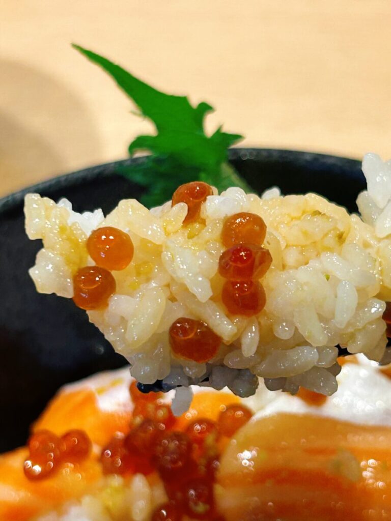 わいわい丸 サーモン親子丼 ランチ