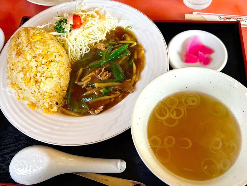 萬来軒 鶴賀店 豚肉細切炒飯