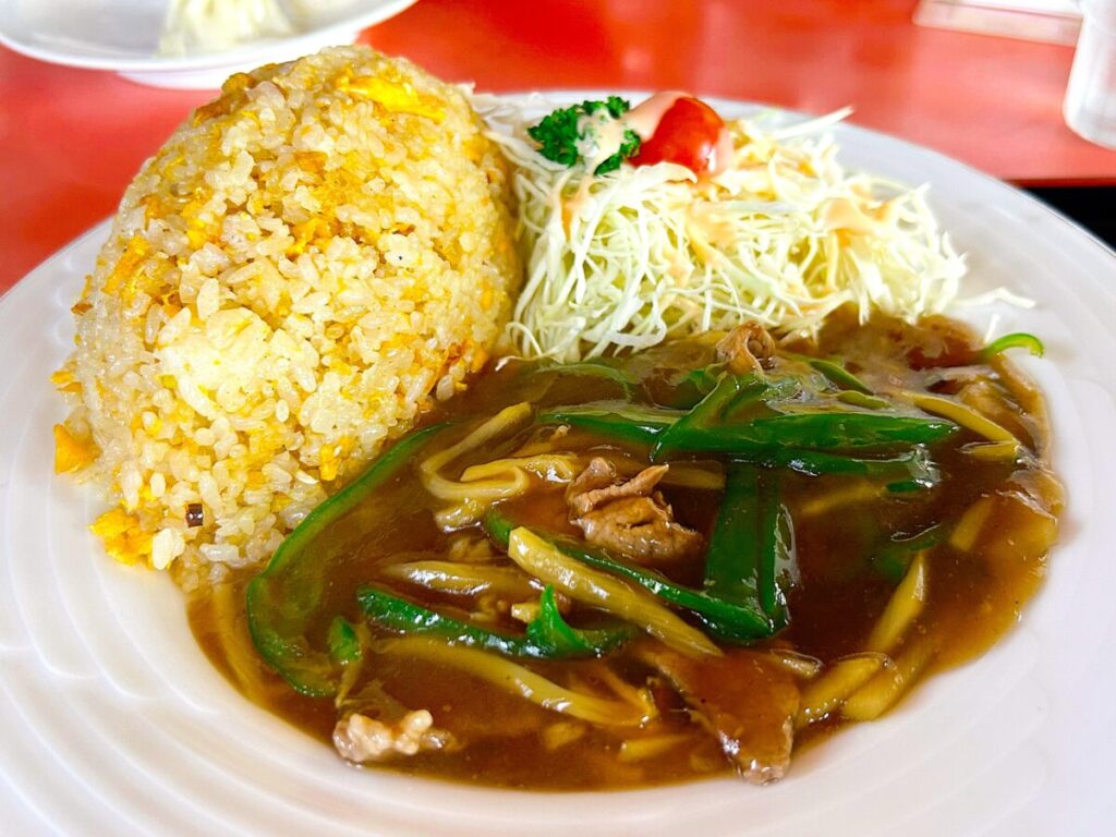 萬来軒 鶴賀店 豚肉細切炒飯