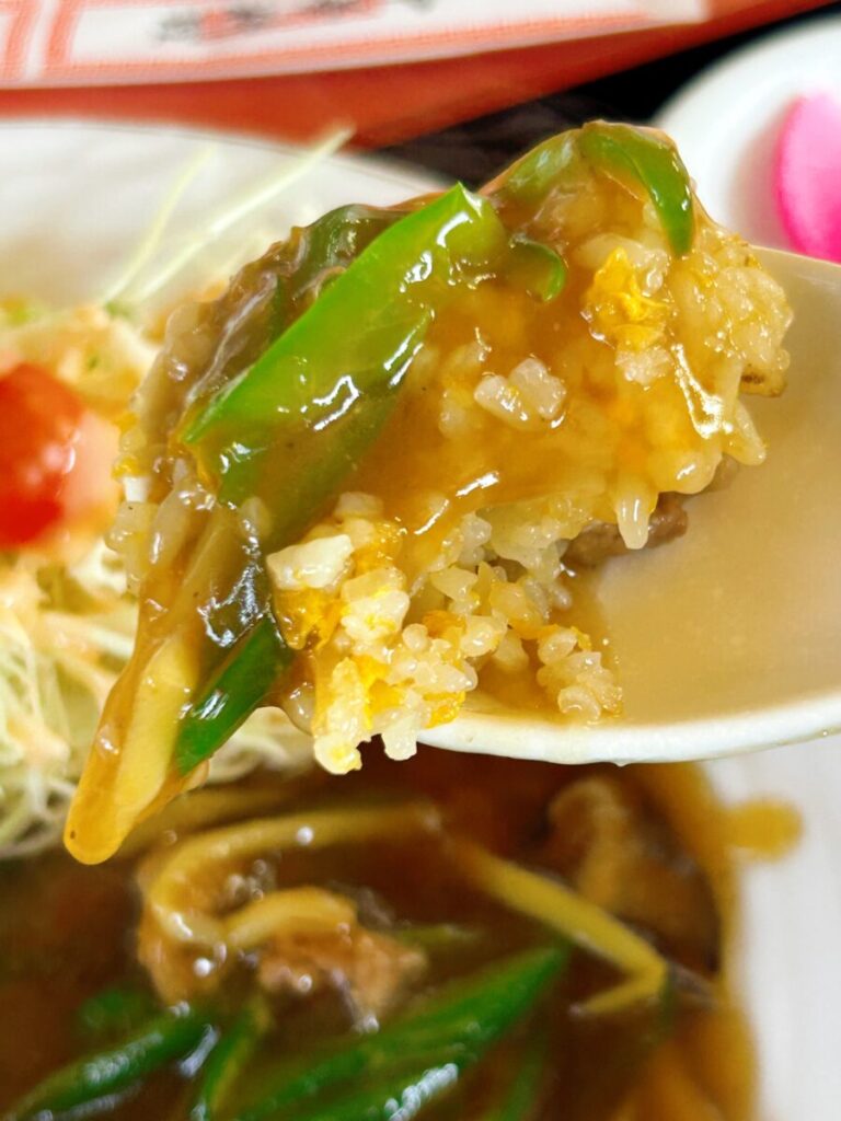 萬来軒 鶴賀店 豚肉細切炒飯