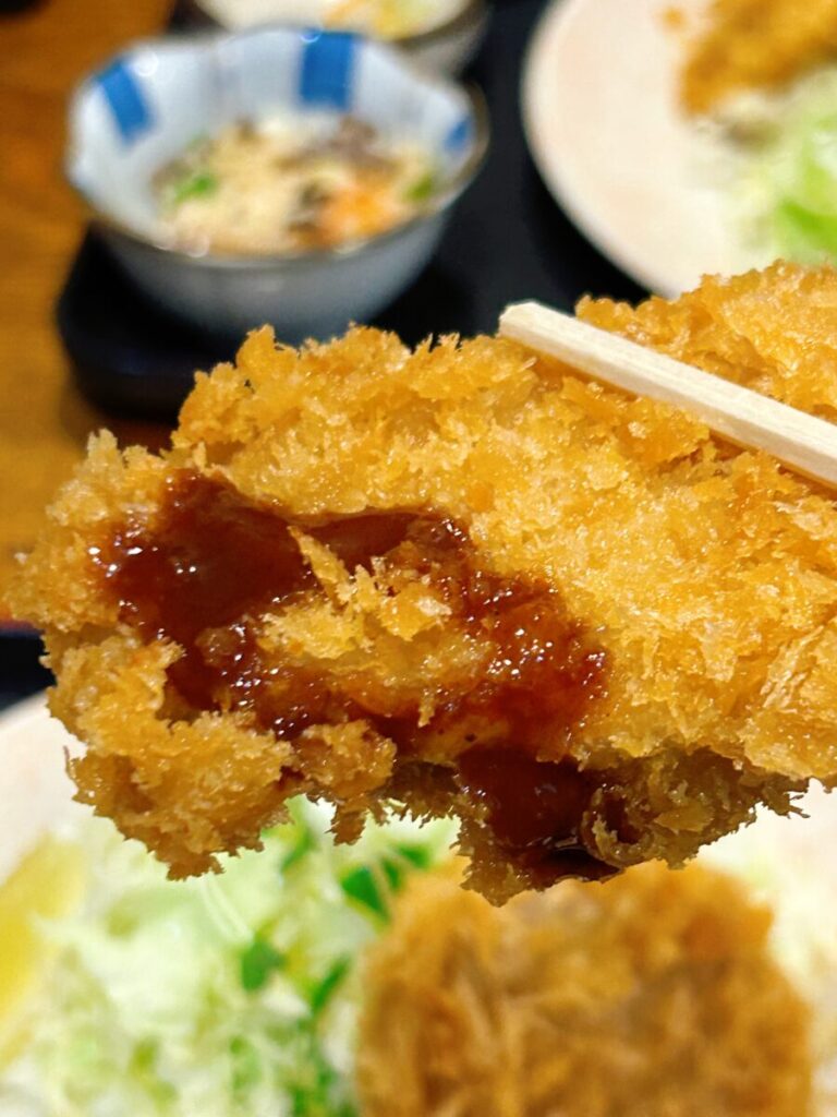 いろり 下郷町 ジャンボエビフライ＆ヒレカツ定食
