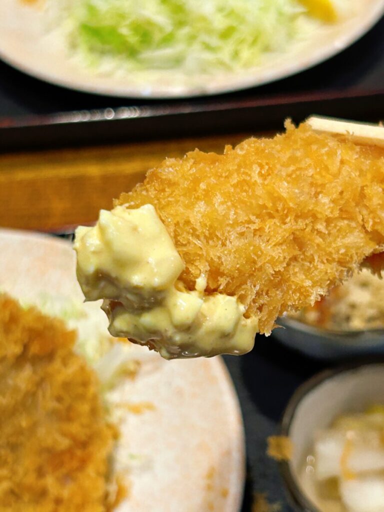 いろり 下郷町 ジャンボエビフライ＆ヒレカツ定食 