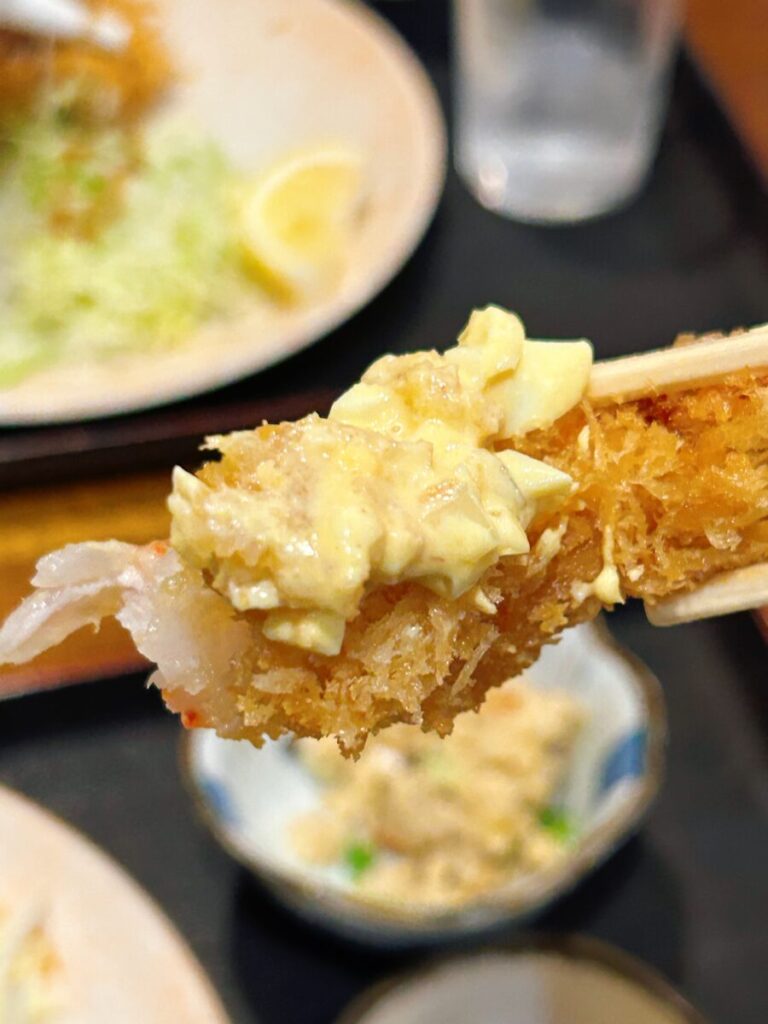 いろり 下郷町 ジャンボエビフライ＆ヒレカツ定食 
