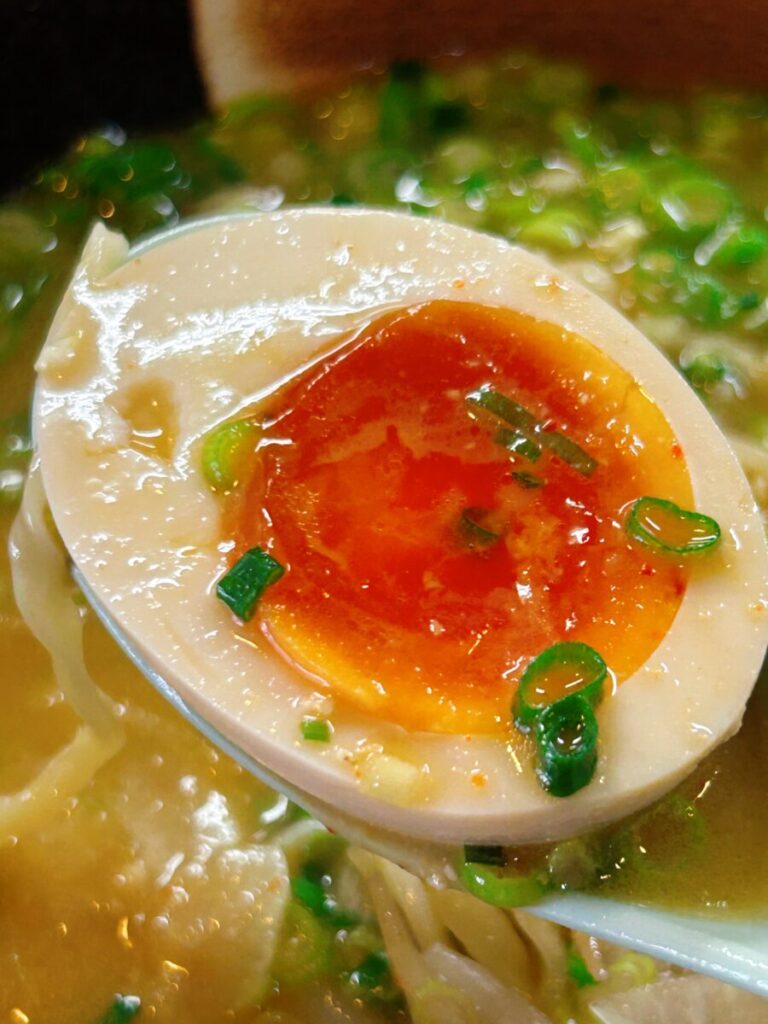 馬力本願 会津馬味噌馬力ラーメン 味玉