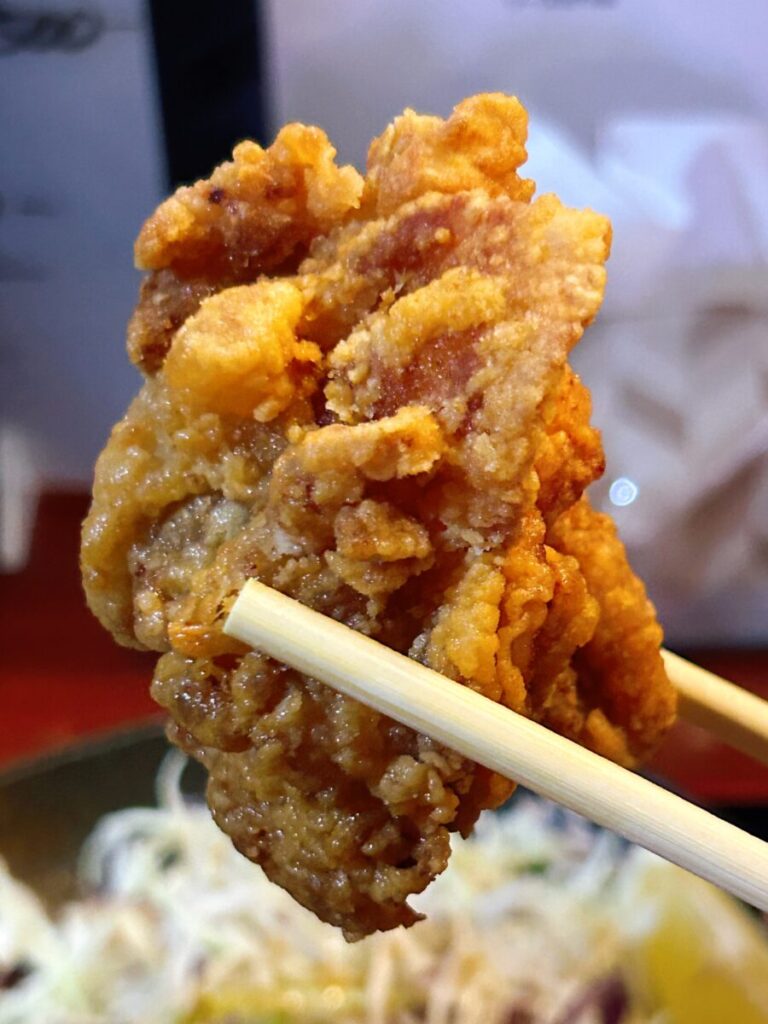 会津居酒屋かたもり から揚げ定食 ランチ