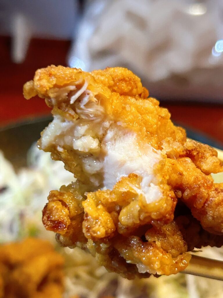 会津居酒屋かたもり から揚げ定食 ランチ