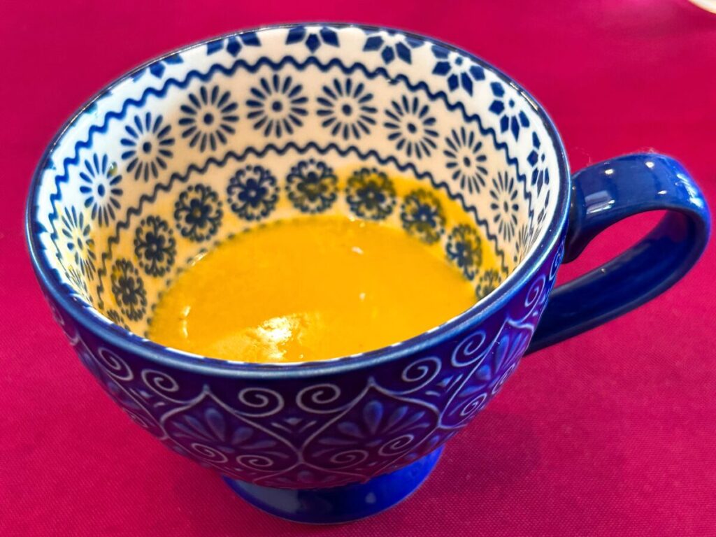 ポタジエレストラン 菜園ランチ かぼちゃのスープ