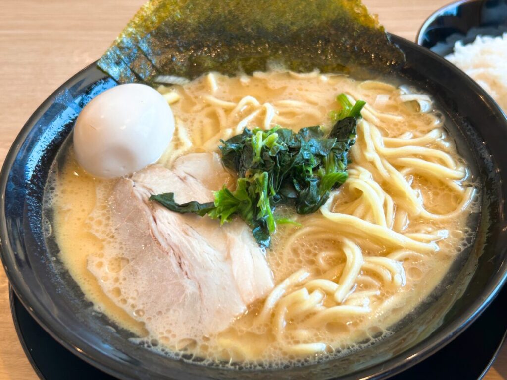 会津の家系！『横浜家系ラーメン創心家』ラーメン（麺増し）＆ネギチャ