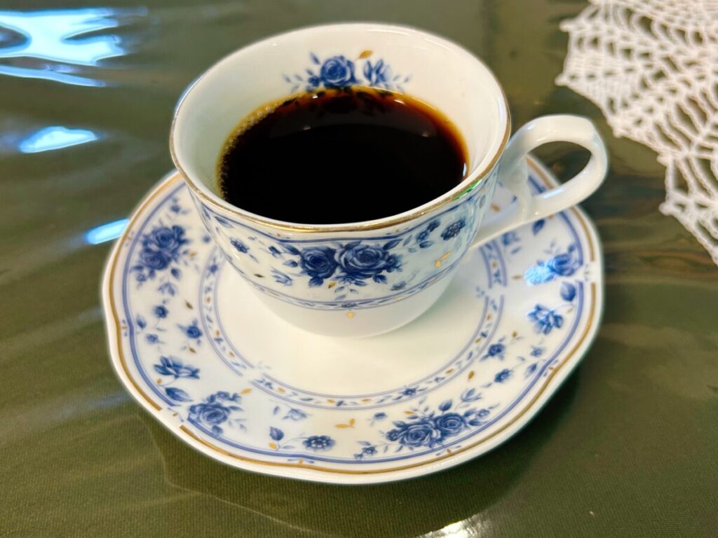 クリーミィな明太子パスタ クリーミー 明太子パスタ 食後のコーヒー デザート