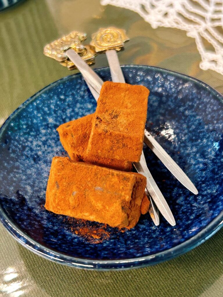 クリーミィな明太子パスタ クリーミー 明太子パスタ 食後のコーヒー デザート