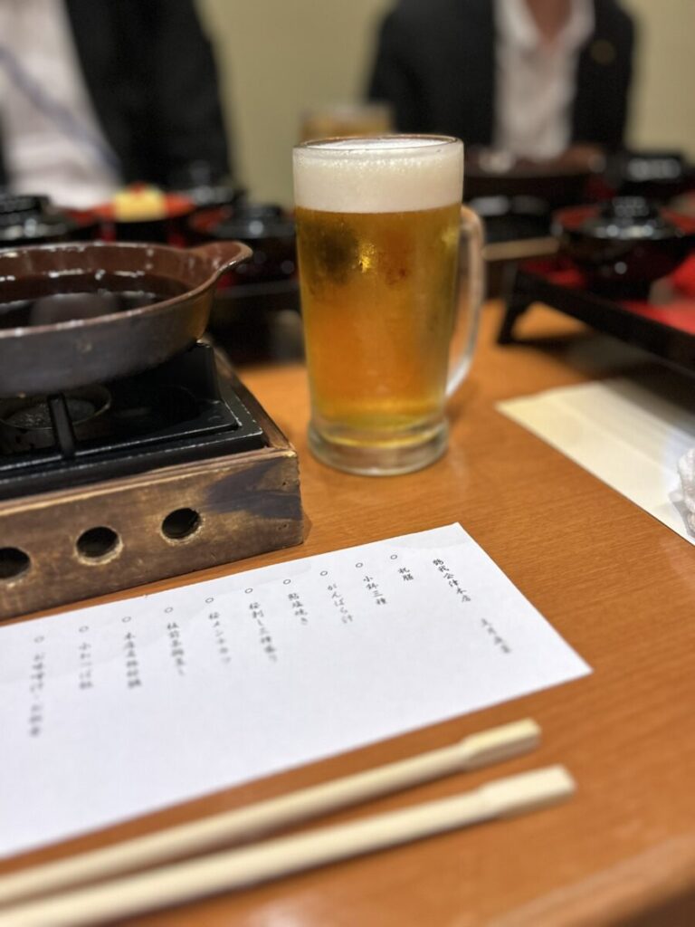 鶴我 会津本店 生ビール