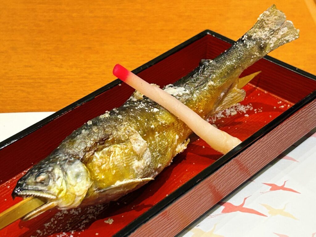 鶴我 会津本店 鮎の塩焼き 鮎 塩焼き