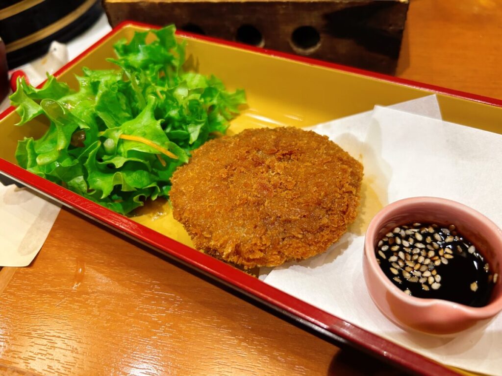 鶴我 会津本店 桜メンチカツ 馬肉メンチカツ