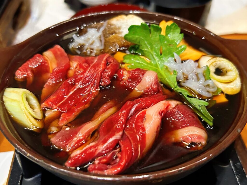 鶴我 会津本店 本店 名物 桜鍋 馬肉鍋