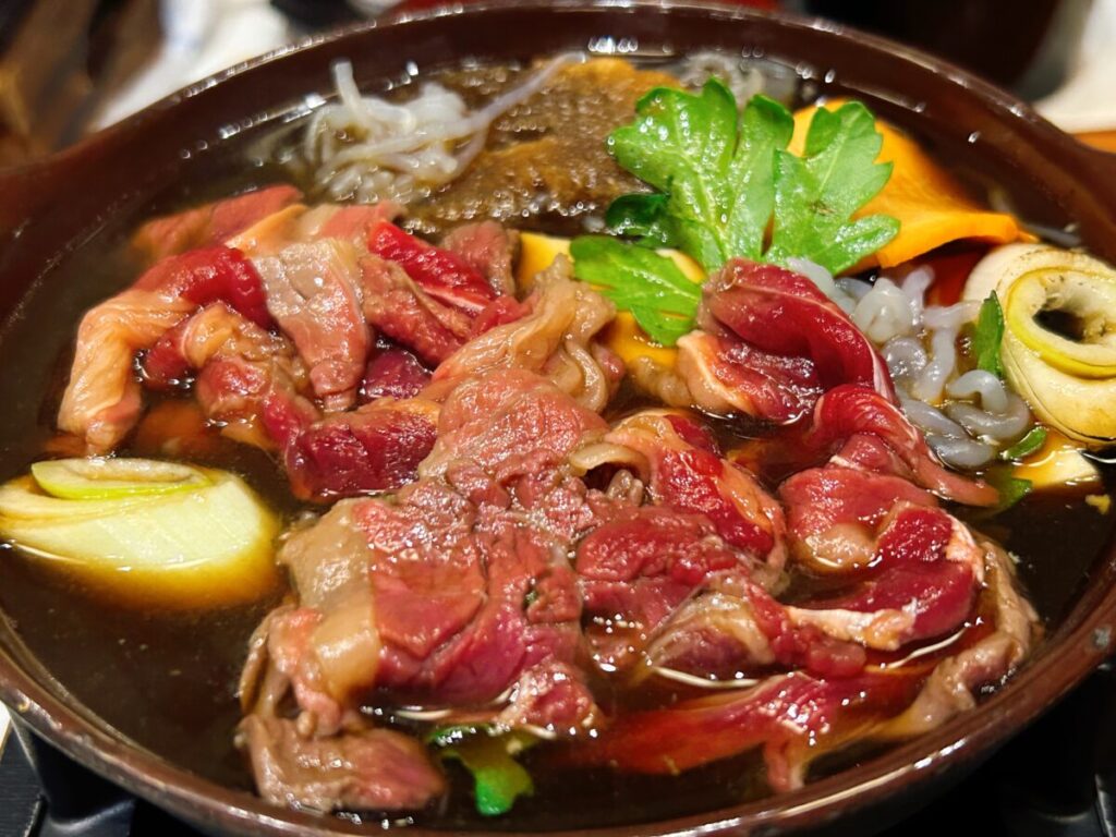 鶴我 会津本店 本店 名物 桜鍋 馬肉鍋