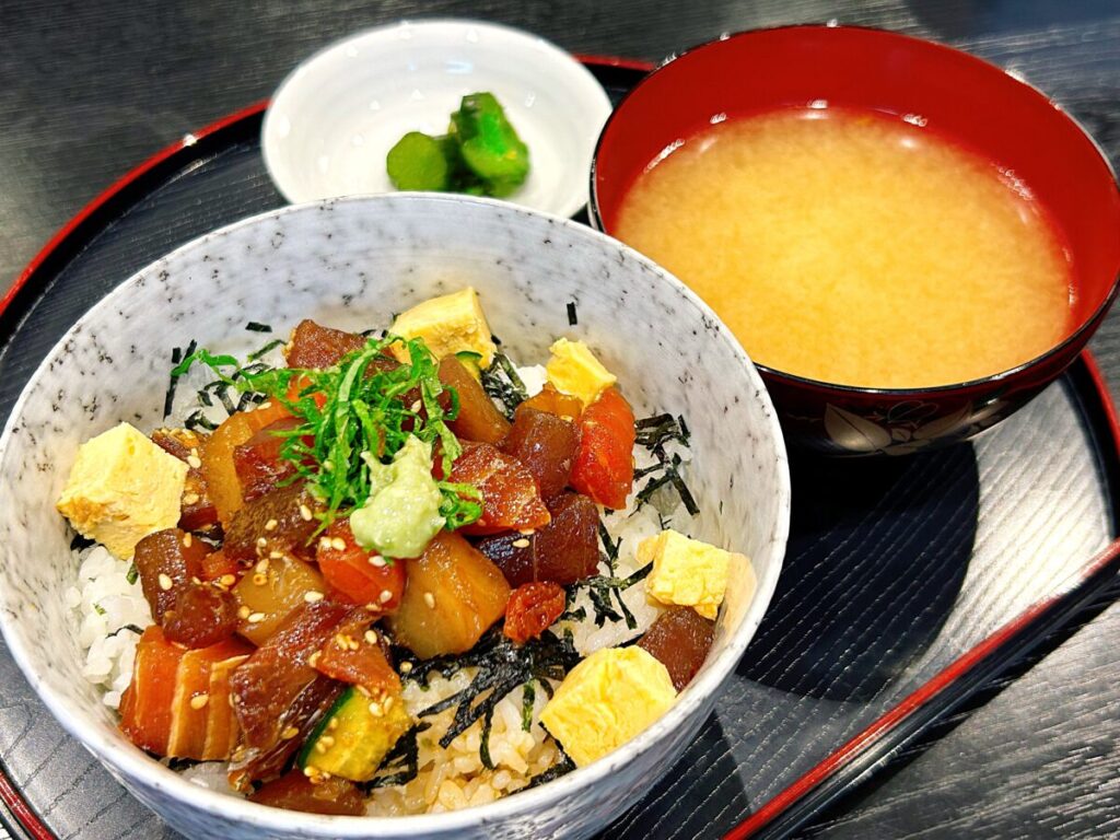 會津なから家 海鮮漬け丼 日替わり定食 本日の定食