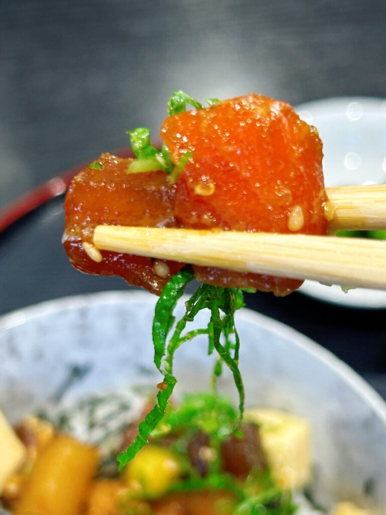 會津なから家 海鮮漬け丼 日替わり定食 本日の定食