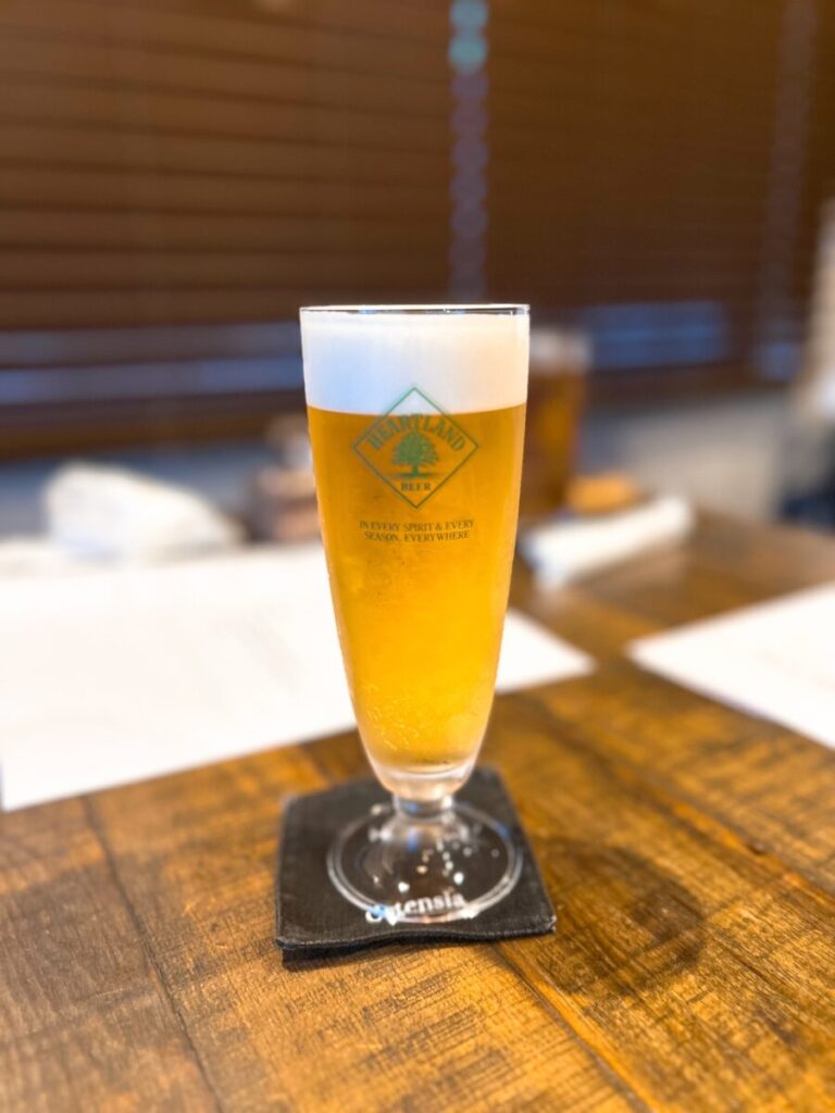 オルテンシア コース料理 生ビール
