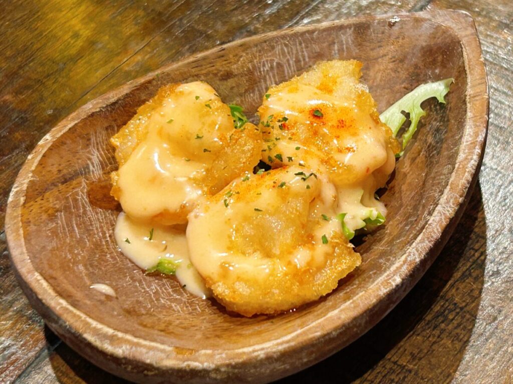 オルテンシア コース料理 エビマヨ