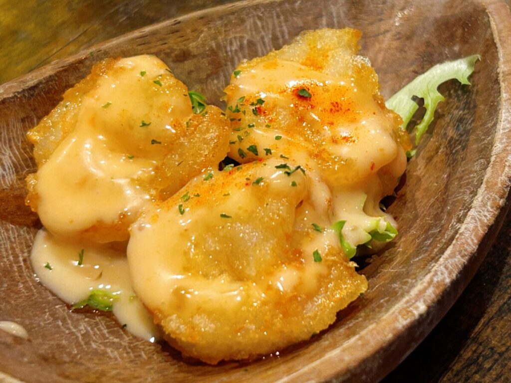 オルテンシア コース料理 エビマヨ
