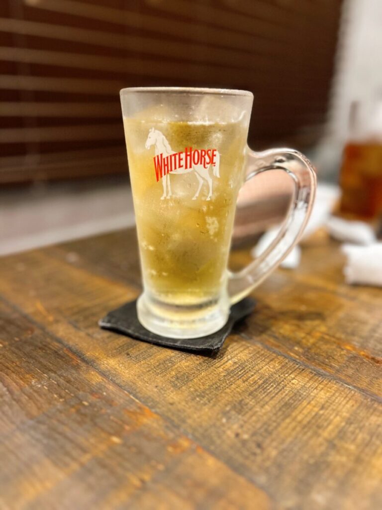 オルテンシア コース料理 ハイボール ホワイトホース