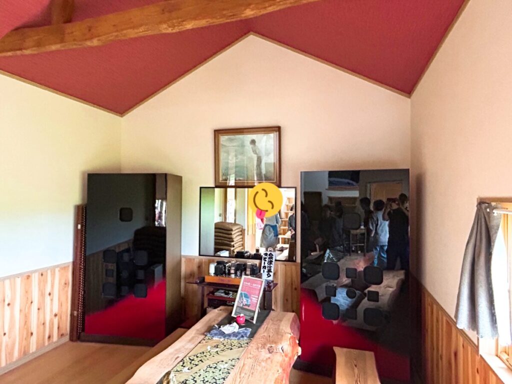 農家民宿 穂多瑠 ほたる ホタル 店舗 写真 店内 居人寄庵 真空管 オーディオ ルーム 宿泊