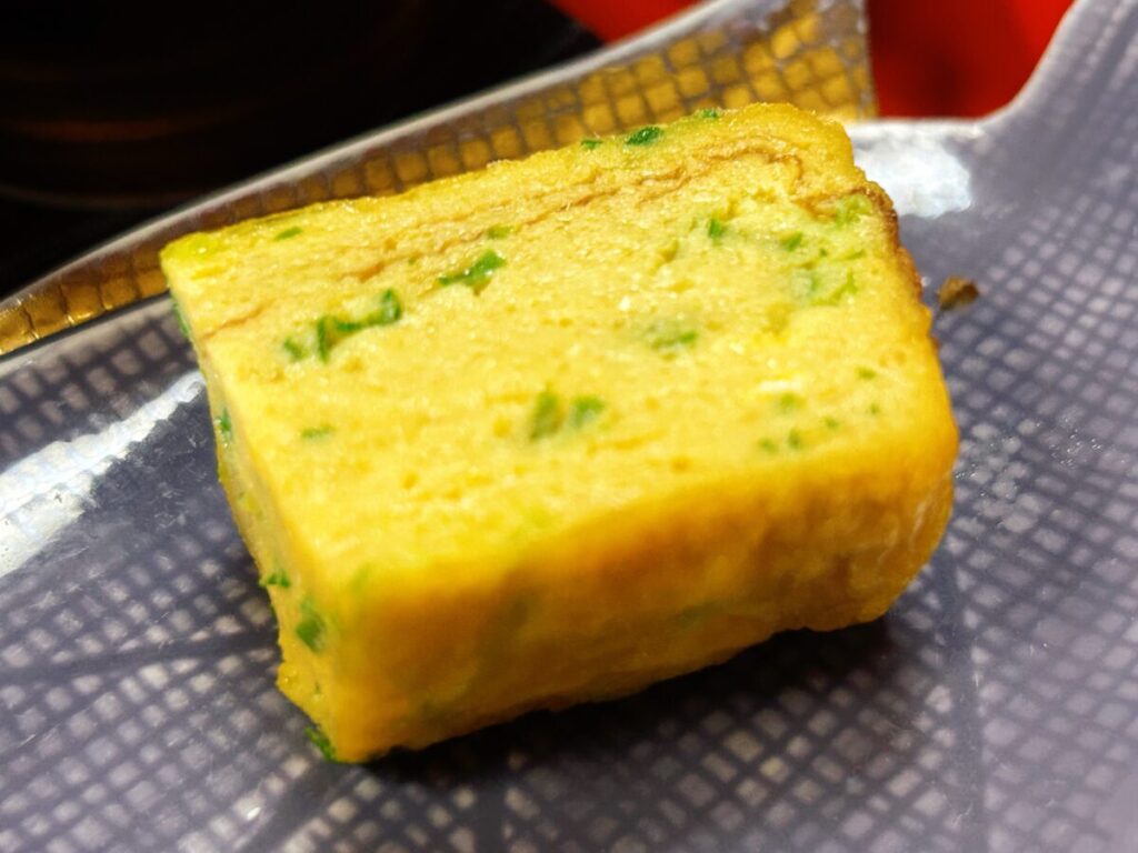 農家民宿 穂多瑠 ほたる ホタル 穂多瑠御膳 ネギ入り玉子焼き