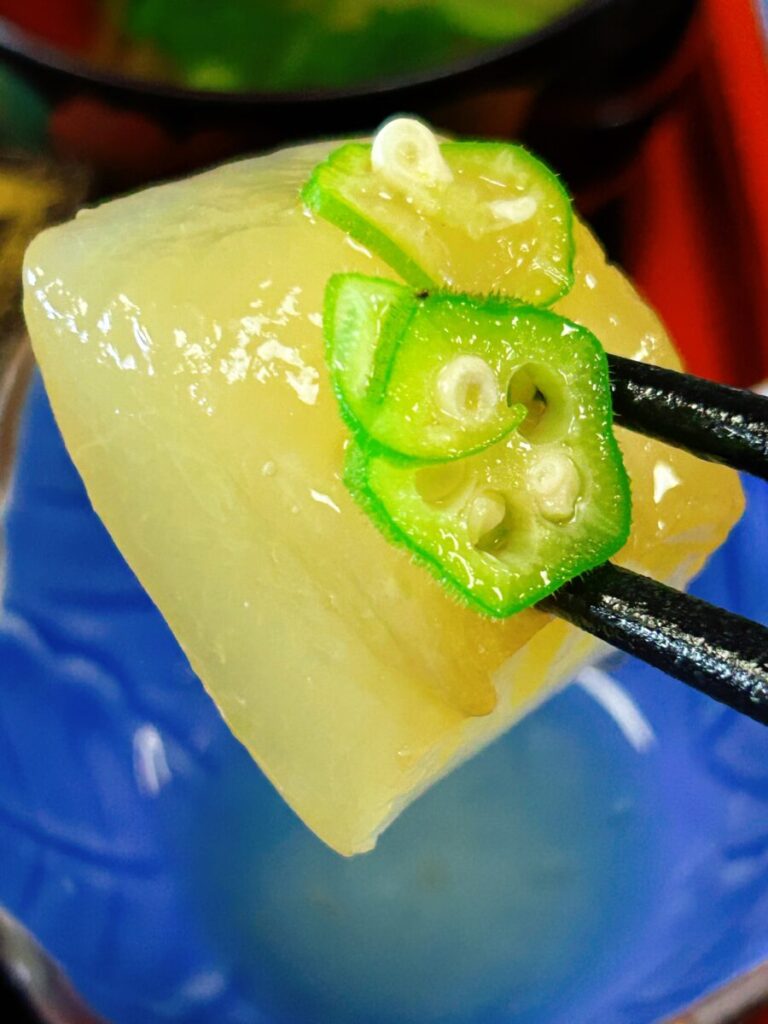 農家民宿 穂多瑠 ほたる ホタル 穂多瑠御膳 冬瓜の煮物 冷し煮