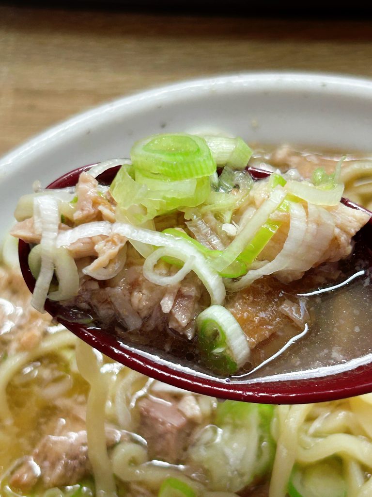 食堂 大森 きざみねぎチャーシューめん