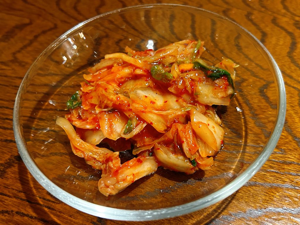 居酒屋 弘竜 キムチ