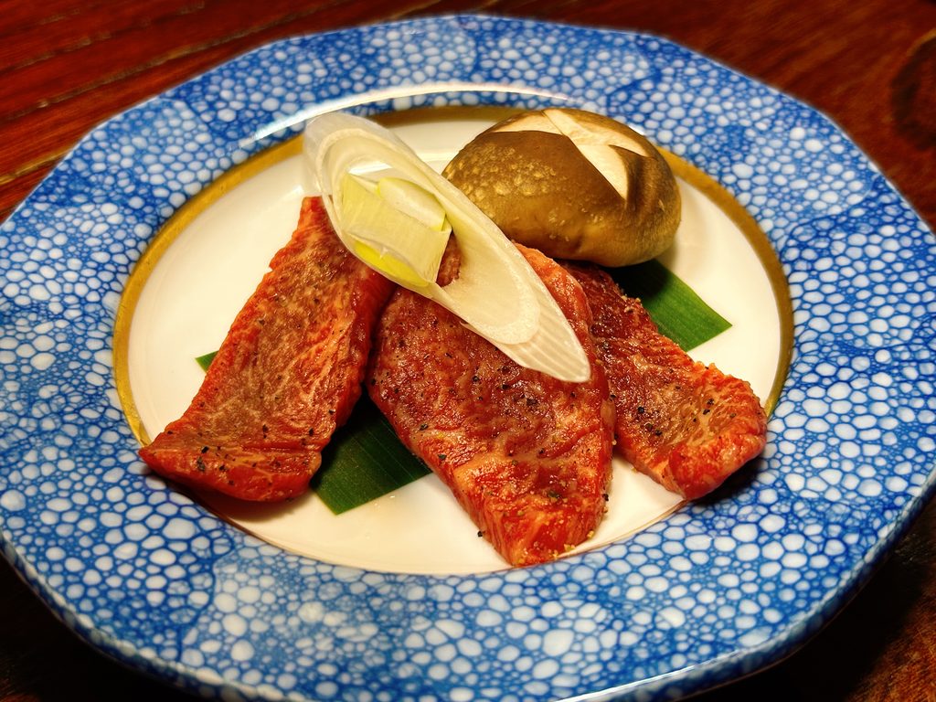 亭車場 牛肉の石焼料理