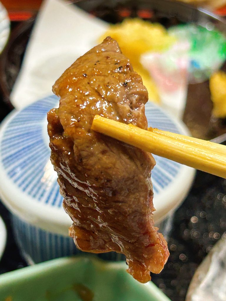 亭車場 牛肉の石焼料理