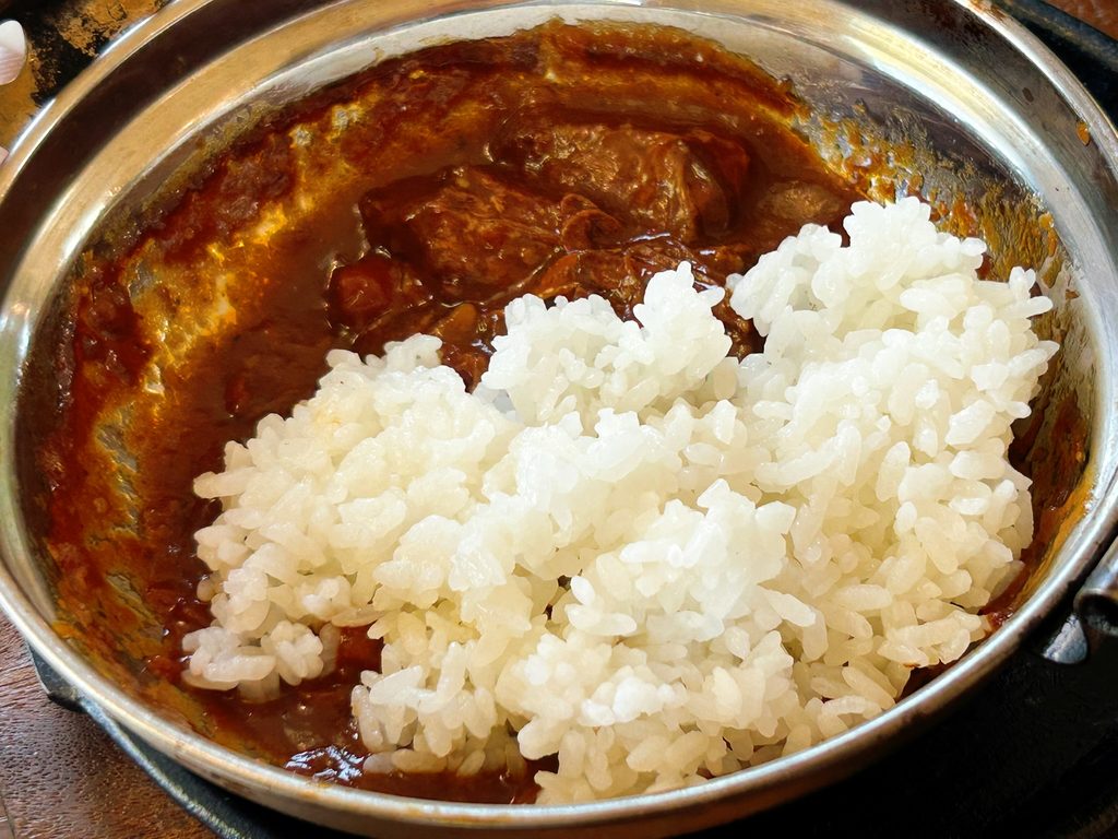 伊太利亭 ビーフシチュー 白飯 ご飯 ライス