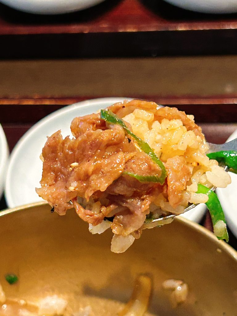 花郎亭 ランチ 和牛カルビ丼定食